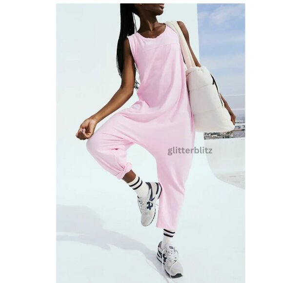 Free People Hot Shot Onesie Twisted in Pinky Fuchsia 💖 Factory Sealed - Picture 3 of 7